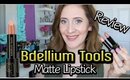Bdellium Tools NEW Matte Lipstick Review