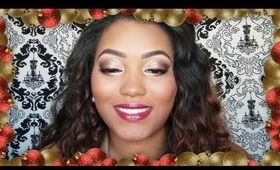 "Touch Of Sparkle" Glam Holiday Makeup Using Drugstore Products