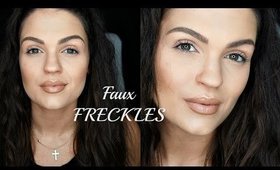 Faux Freckles Makeup Tutorial | HOW TO