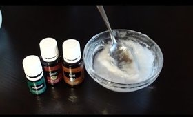 Natural essential oil toothpaste.