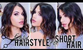 (EASY) HAIRSTYLE FOR SHORT HAIR!