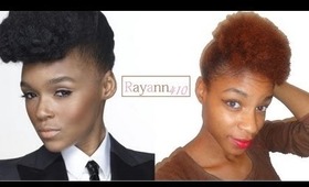 ✄Hair| Celebrity Inspired: Janelle Monae- Natural Hair Tutorial