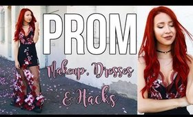 PROM 2017: GRWM, Cheap Dresses & Hacks!
