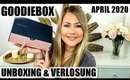 GOODIEBOX APRIL 2020 | Unboxing & Verlosung