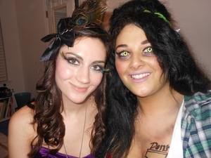 Peacock and Zombie Amy Winehouse
