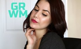 GRWM: Dewy Skin & Bright Lips