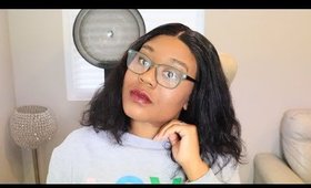 How to install a lace wig! Cyn Doll Messy Bob Fea Mslynn Hair