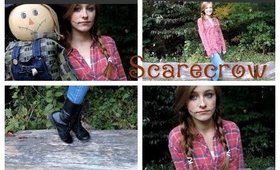 Cute Scarecrow Costume! (Hair, Makeup, and Outfit)