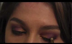 Purple & Gold Makeup Tutorial