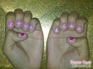 Simple and romantic. Base is OPI Lucky, Lucky Lavender.

Read more at: http://pinkiegrey.com/post/39616971976/love-kiss-full-mani-ive-always-wanted-to-do-my