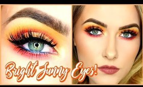 Bright Sunny Eye Makeup Tutorial 🌞 | shivonmakeupbiz