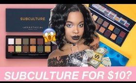 SUBCULTURE DUPE? | reviewing the retro love palette