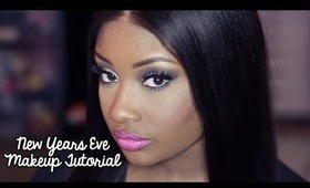 NYE Makeup Tutorial | Traditional Silver Smokey + Matte Violet Lips!  (2013)