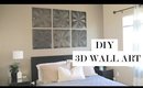 3D Wall Art Home Decor DIY | Easy and Damage-Free