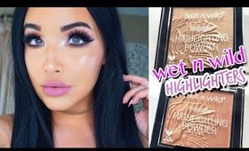 NEW Wet N Wild MegaGlo Highlighters Review & Comparison Swatches | AMANDA ENSING 2016