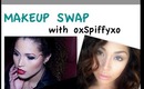 MAKEUP SWAP with MELISSA!! (OXSPIFFYXO)