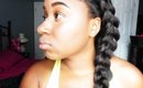 Chunky loose side braid Tutorial-Clip ins