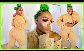 LETS GET CUTE TO FLEX IN THE LIVING ROOM | Get Ready With Me Thanksgiving Makeup Tutorial 2019