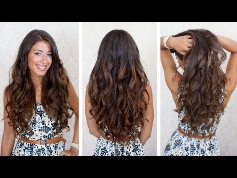 Big Voluminous Curls Hair Tutorial | LuxyHair Video | Beautylish