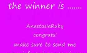 subbie giveaway winner