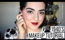 1940's Makeup Tutorial | Decades Collab