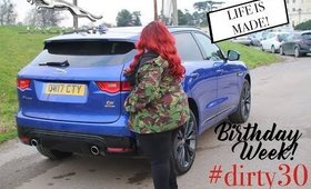 I HAVE A JAGUAR FOR MY 30TH BIRTHDAY! A WEEK OF CELEBRATIONS! ISSA VLOG!