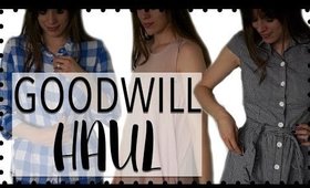 GOODWILL THRIFT HAUL SPRING 2017! TRY ON!