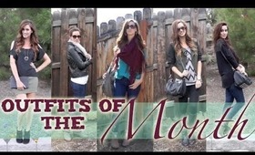 OUTFITS OF THE MONTH!! 17 Complete Outfits - Fall Lookbook 2013