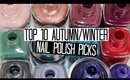 Top 10 Autumn/Winter Nail Polish Colours 2015