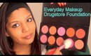 Spring Makeup Tutorial using Drugstore Foundation everyday makeup Feb 2013