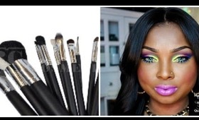 ROYAL CARE COSMETICS 12 PC BRUSH SET- GREAT AFFORDABLE BRUSHES !