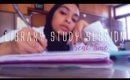 Study with me on campus (Library real-time study session) Pharmacy vlog | Reem
