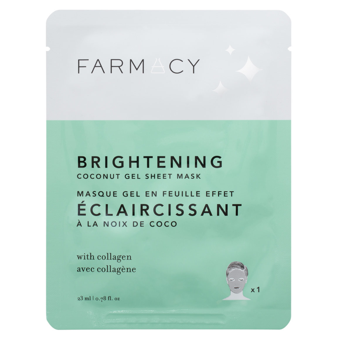 Farmacy Coconut Gel Sheet Masks Brightening alternative view 1 - product swatch.