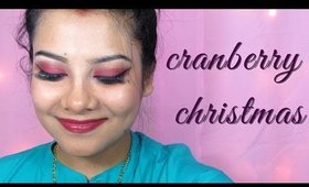 Cranberry Christmas Makeup Tutorial | Indian Beauty Guru | Seeba86
