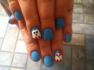 Penguin nails.