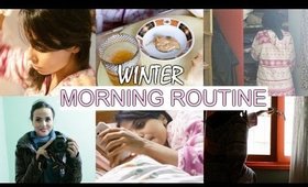 MORNING ROUTINE -WORK // WINTER  2016 الروتين اليومية  للعمل