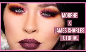 JAMES CHARLES X MORPHE PALETTE BRUTALLY HONEST REVIEW + TUTORIAL