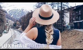 Travel Hairstyles Diary: Let's Visit Zermatt, Amsterdam & Berlin | Luxy Hair