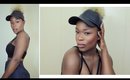 GRWM | Bad Dark Skin Chick | Sexy Natural Beat Makeup