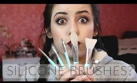 Trying Silicone Makeup Brushes | HIT OR MISS?