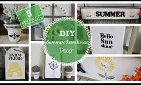 5 Summer Farmhouse Decor DIY's | EASY & BUDGET Friendly Projects