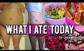 What I eat in a day to lose weight!