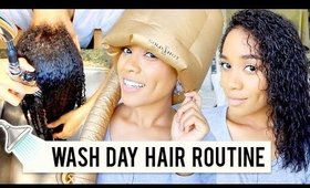 Curly Hair Wash Day Routine 🚿  Start To Finish