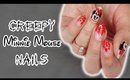Creepy Minnie Mouse Nails | Halloween Nails 2017 ♡