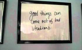 Home Decor Idea: Life Lessons Frames