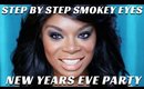 New Years Eve Smokey Eyes Step by Step | Glitter Party Makeup Tutorial - mathias4makeup