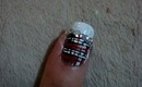 Tartan nail art tutorial