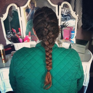 Done my sister a frenchplait.