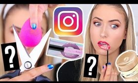 TESTING VIRAL INSTAGRAM MAKEUP & HACKS || 5 First Impressions