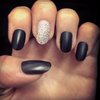 Black with Glitter